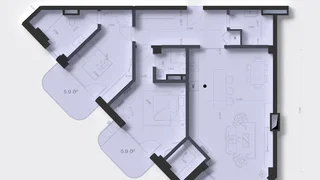3-комнатная квартира. Ваке