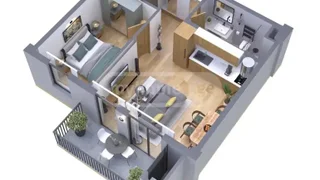 2 комнатная квартира Продаётся. Сабуртало