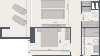 3-комнатная квартира