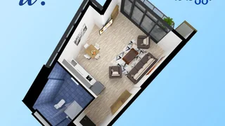 Студия на Шосе Аэропорта 48 Airport District