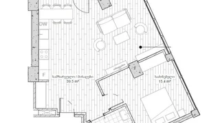 2-комнатная квартира. Исани