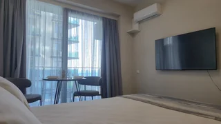 Уютная студия с видом на море в Aqua