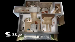 3 room Flat For Sale. Nutsubidze plateau