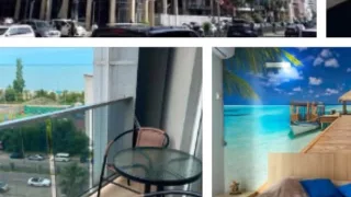 Студия в Sea Towers посуточно или до сезона, с видом на море
