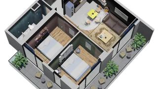 3-комнатная квартира