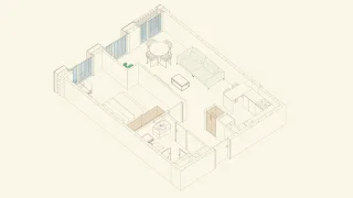 2-комнатная квартира. Авлабари
