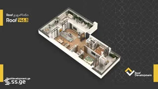 3-комнатная квартира на продажу. Сабуртало