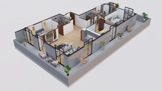 5-комнатная квартира. Варкетили