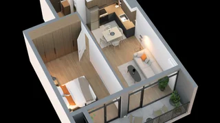 2 room Flat For Sale. Didi digomi