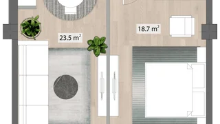 2-комнатная квартира. Сабуртало