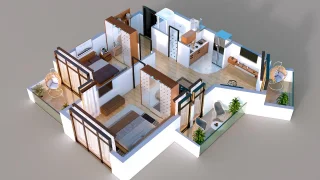 3-комнатная квартира