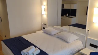 Светлая студия в Orbi City на 15 этаже с видом на море