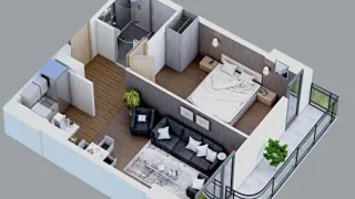 Студия на Ангис 2-й переулок Airport District