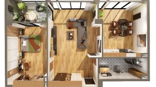 3-комнатная квартира. Ваке