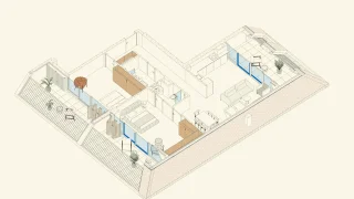 3-комнатная квартира. Авлабари