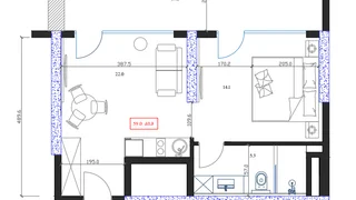 Студия на Marina Club Улица Леха и Марии Качиньских 17/19 Airport District