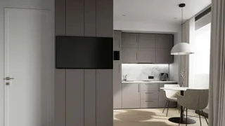 Студия, квартира площадью 35,2 м²