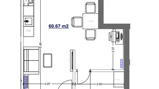 1+1 на აეროპორტის გზატ. 12 Airport District