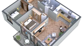 3-комнатная квартира. Сабуртало
