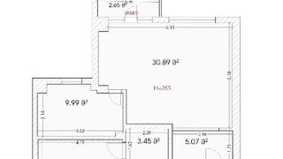 2-комнатная квартира в Тбилиси