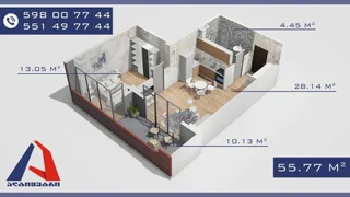 2-комнатная квартира в Тбилиси