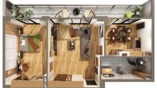 3-комнатная квартира. Ваке