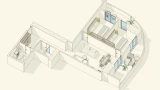 3-комнатная квартира на продажу. Исани