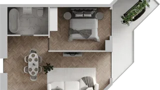 2-комнатная квартира. Сабуртало
