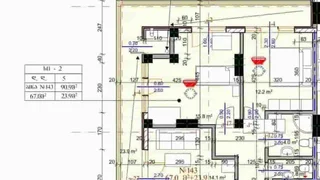 3-комнатная квартира в строящемся доме. Продаётся в Сабуртало