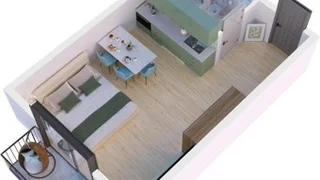 Breeze Chakvi – Studios 35.84 м² (От застройщика)