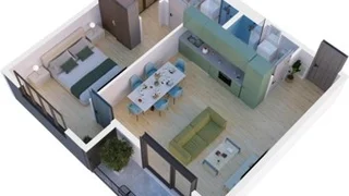 Breeze Chakvi – 2-room 36.53 м² (От застройщика)