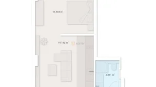 K4 Residence – 2-room 35.57 м² (От застройщика)
