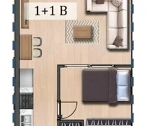 Verda One + – 2-room 41.4 м² (От застройщика)