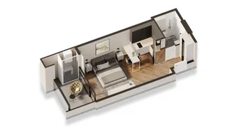 Prime Residence – Studios 30.9 м² (От застройщика)
