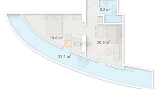 Oval – 2-room 61.7 м² (От застройщика)
