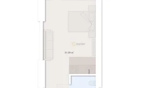 Graphic Residence – Studios 26.13 м² (От застройщика)