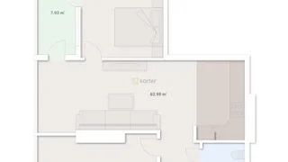 Graphic Residence – 3-room 57.8 м² (От застройщика)