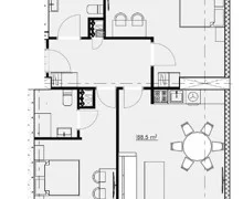 Mardi Aqua Park by Mercure – 3-room 103.6 м² (От застройщика)