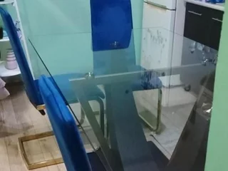 Стеклянный стол 170х100 см
