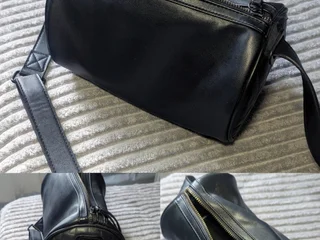 Круглая сумка Bershka кожзам