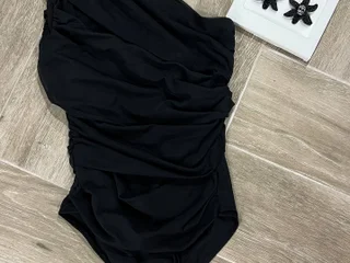 Чёрное боди Zara, размер XS