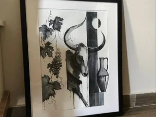 Картина акварель 40x50 см