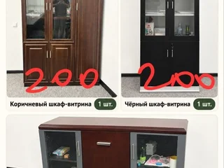 Шкаф для посуды и тумба под ТВ