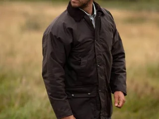 Вощёная куртка Walker and Hawkes Men’s Wax Padded Blackstone Jacket