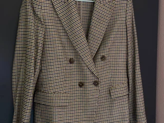 Пиджак с оверсайз плечиками Massimo Dutti