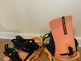 Крепления для сноуборда Salomon Rhythm Neon Orange S