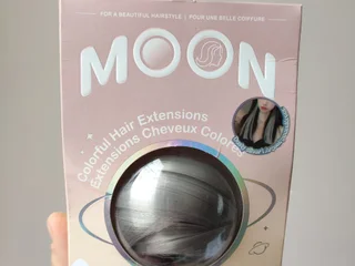 Искусственные пряди волос Miniso Dusty silver