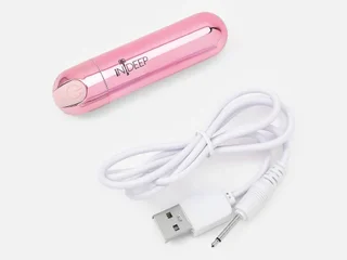 Перезаряжаемая вибропуля indeep clio pink