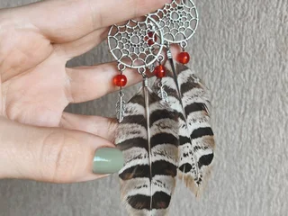Сережки серебряные