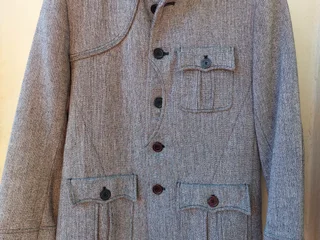 Плотный пиджак-манто H&M